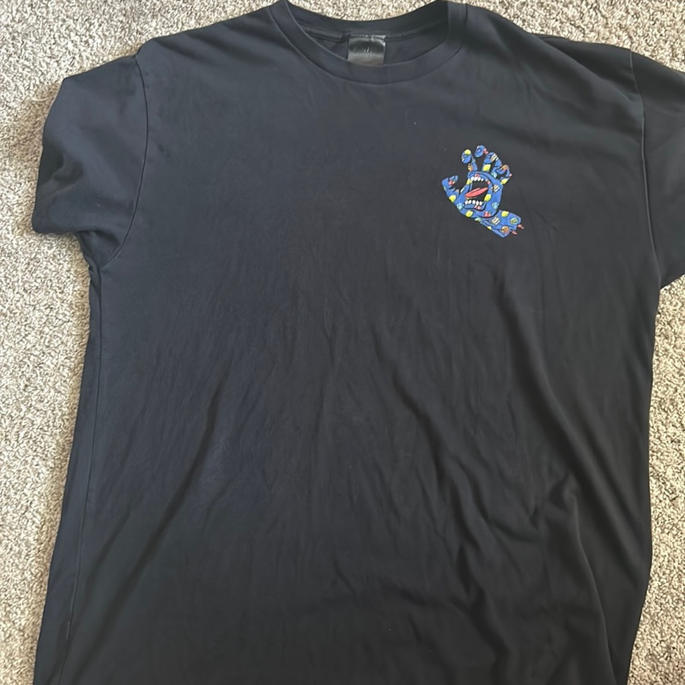 Santa Cruz tee, large, black